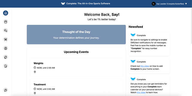 Collegiate Athletics Dashboard 2